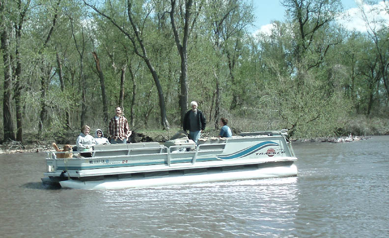 used pontoon boats sw mo